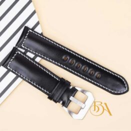 Black Shell Cordovan leather watch strap for Panerai SW173