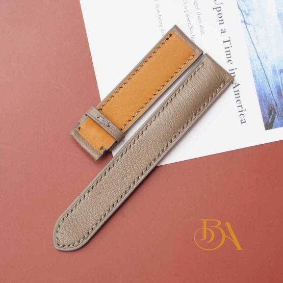 Alran Sully leather watch strap, Sandy Taupe leather watch band SW274