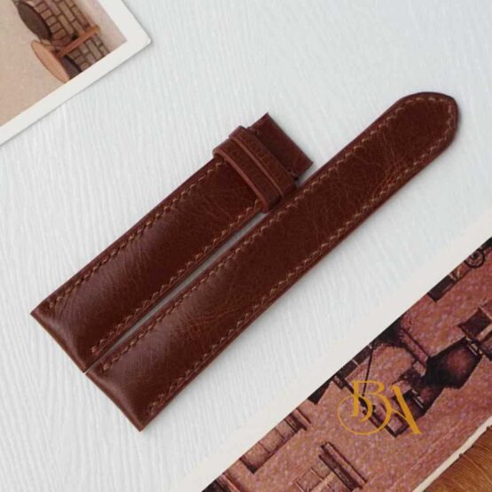 Full Grain Cow leather strap, Handmade Pull-up leather watch band SW251