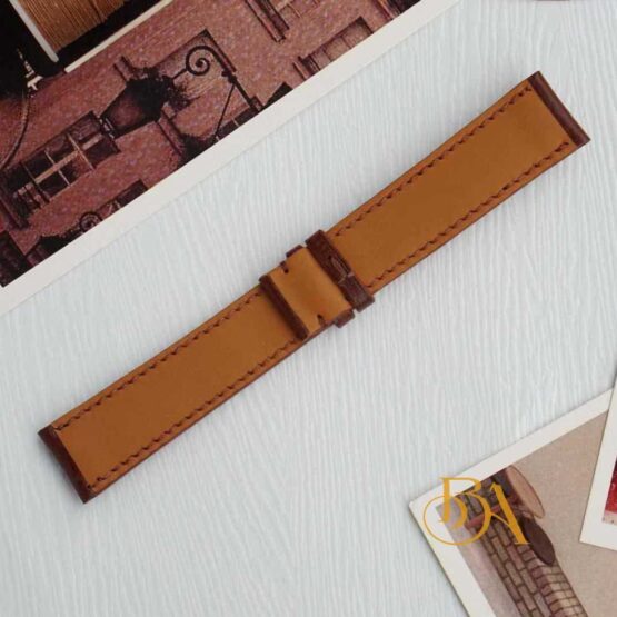 Full Grain Cow leather strap, Handmade Pull-up leather watch band SW251