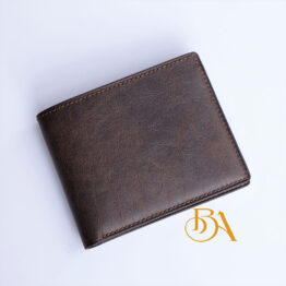 Dark Brown Vintage leather wallet for men, Premium Cow leather wallet WL315