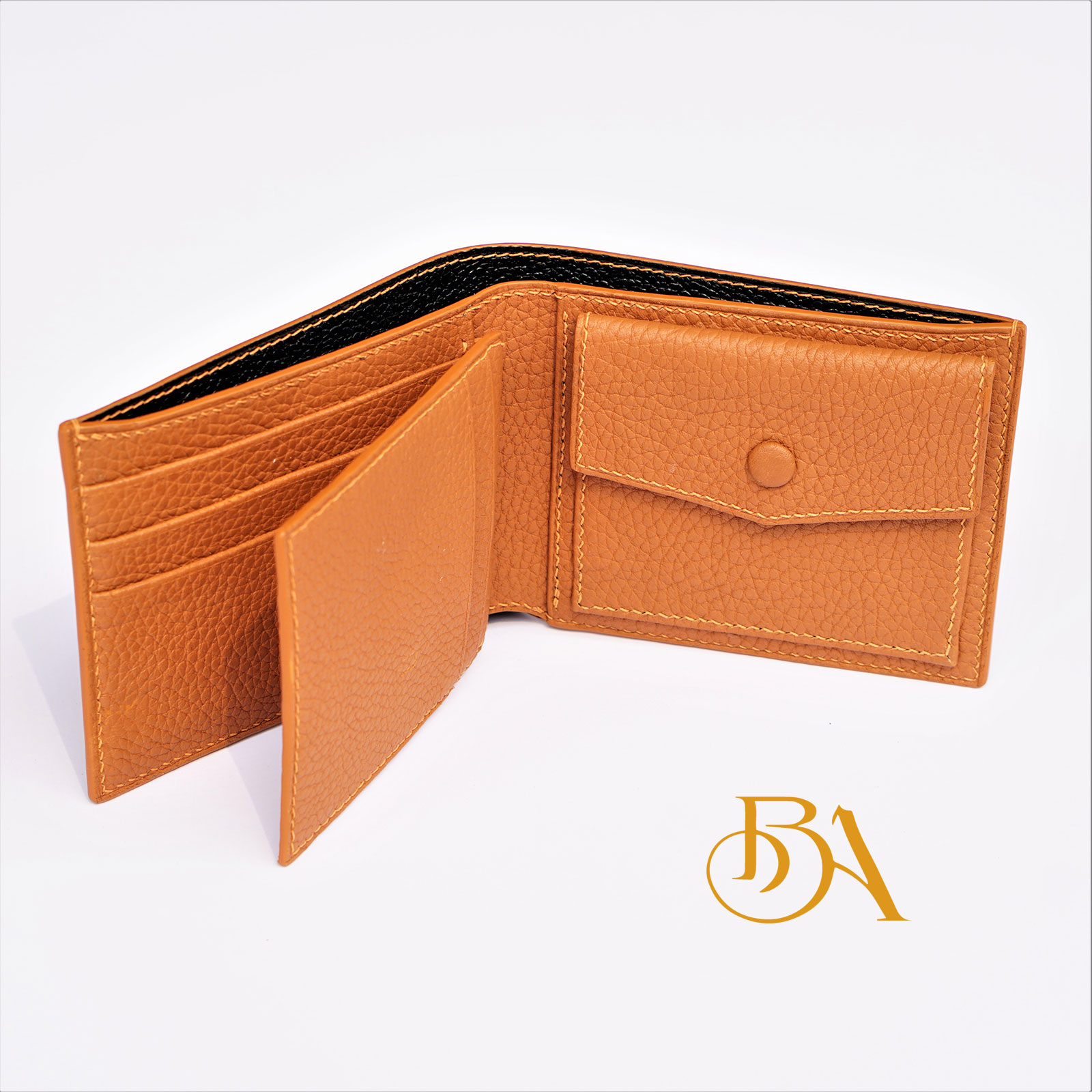 golden brown Epsom - togo leather wallet (16)