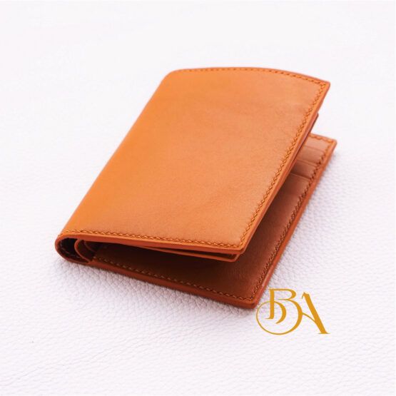 Full Grain Calf leather wallet, Handmade Men’s Bifold Wallet WL341