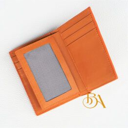 Full Grain Calf leather wallet, Handmade Men's Bifold Wallet WL341