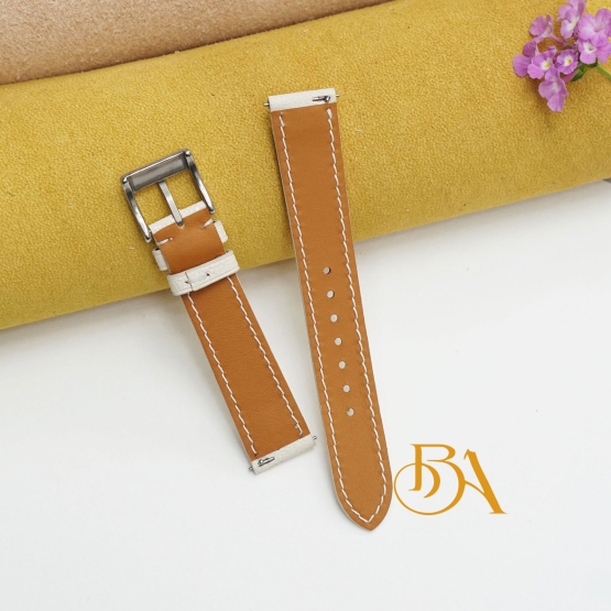 Quick release Goat leather watch strap, Genuine leather watch band SW325