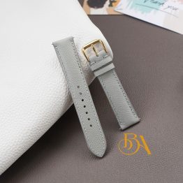 Light Grey Epsom leather watch strap with Quick release pins ESW347