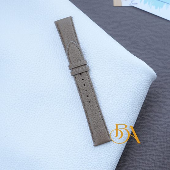 Quick release Taupe Togo calf leather watch strap TSW346 - Image 3