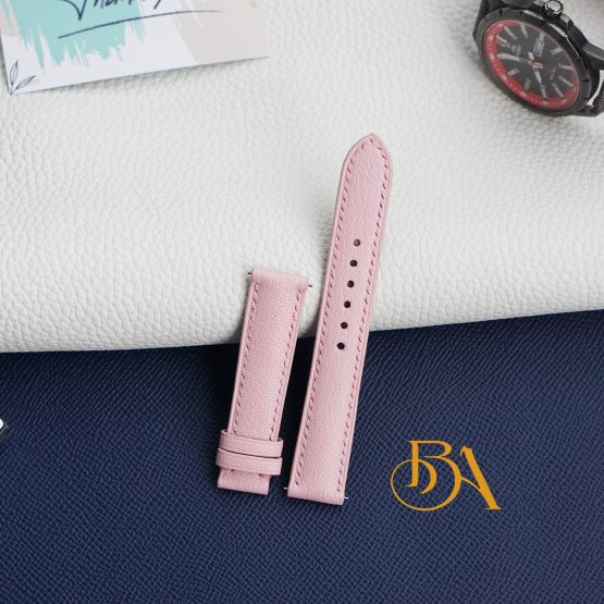 Light Pink Goat leather watch band with Quick release spring bars GSW348 - Image 4